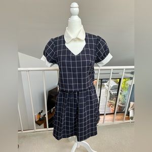 Ank Rouge Harajuku Kawaii Japan Lolita Jirai Kei Grid Hime Black White Pearl